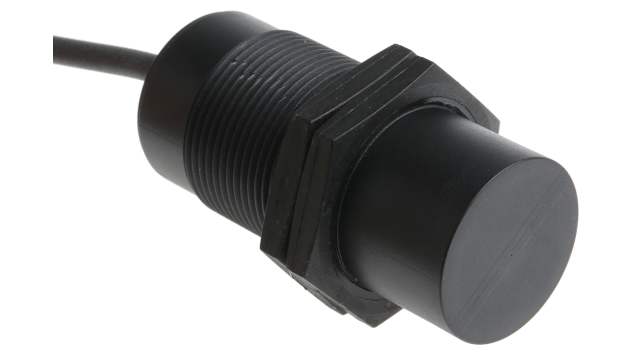 BALLUFF Capacitive Threaded Barrel Proximity Sensor, M30, 25 mm Detection, PNP NO, 10 → 30 V dc | BCS M30BBE1-PSC25H-EP02