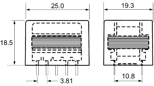 OEP Through Hole Audio Transformer | Z21808E
