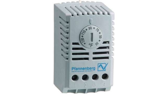 Pfannenberg FLZ CO Enclosure Thermostat, 100/250 V ac, 60 °C, 0 °C | FLZ510 17103000010