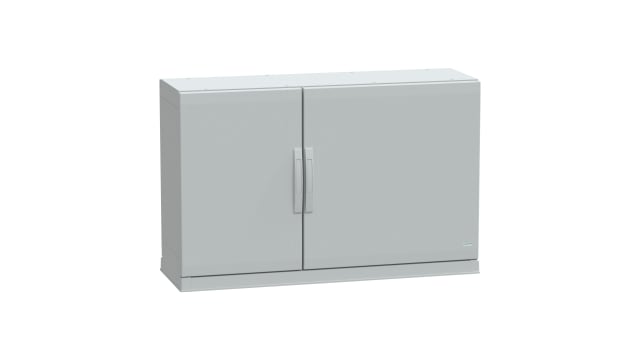 Schneider Electric Thalassa Series Fibreglass Reinforced Polyester 2-Door Floor Standing Enclosure, Opaque Door, IP54 | NSYPLAZ7124G
