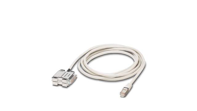 Phoenix Contact Male RJ45 D-Sub Cable, 2.5m | 2981651