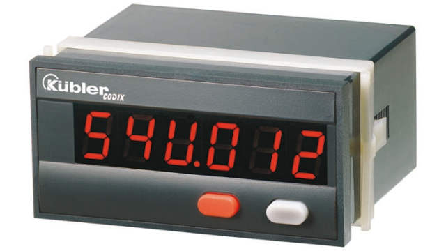 Kubler CODIX 54U Counter, 6 Digit LED, 60kHz, 10 → 30 V dc | 6.54U.012.300