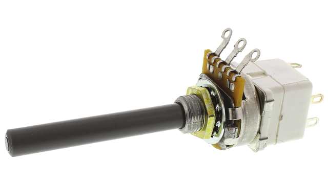 TE Connectivity 23 10kΩ Rotary Potentiometer 1-Gang Panel Mount, 1624213-2 | 1624213-2