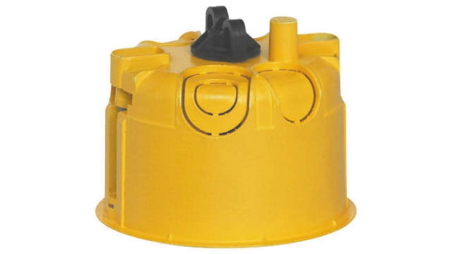 Legrand Batibox Yellow Yellow Plastic Back Box, NF, IP20, Flush Mount, 1 Gangs 67 mm 67 mm 50 mm | 0 893 37