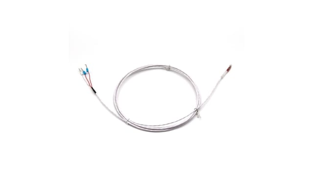 Prosensor PT100 Temperature Probe, 3mm Dia, 2m Long, 3 Wire, Contact, Class A +200°C Max | SPCT