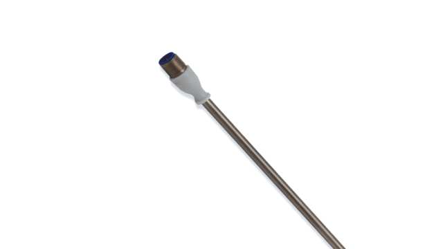 Prosensor PT100 Temperature Probe, 4.5mm Dia, 100mm Long, 3 Wire, M12, Class A +250°C Max | PLSM12-45-300