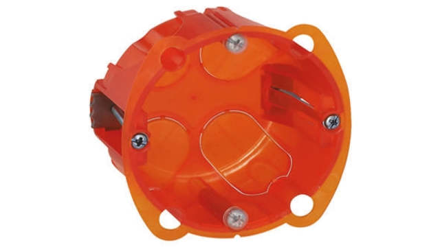 Legrand Batibox Orange Orange Plastic Back Box, NF, IP20, Flush Mount, 3 Gangs 72 mm 214 mm 40 mm | 0 801 03