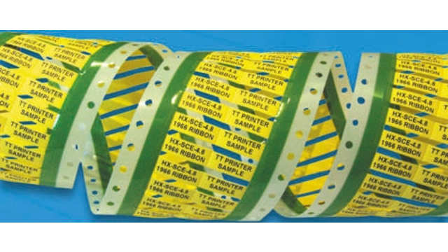 TE Connectivity HX-SCE on Yellow Heatshrink Labels, 50mm Label Length, 19mm Label Width | HX-SCE-19.0-50-4