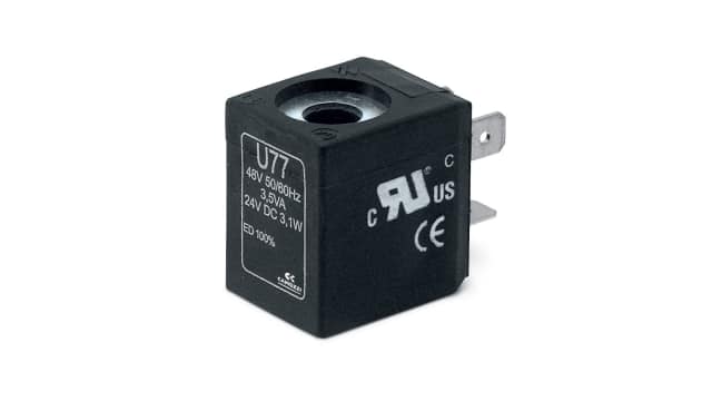 Camozzi Series U7 24 V dc Solenoid Valve Coil | U77