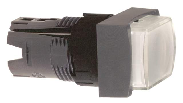 Schneider Electric ZB6 Series White Spring Return Push Button Head, 16 mm Cutout, IP65 | ZB6DE1