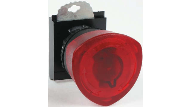 BACO Red Stay Put Push Button Head, 22 mm Cutout, IP66 | L22EM10