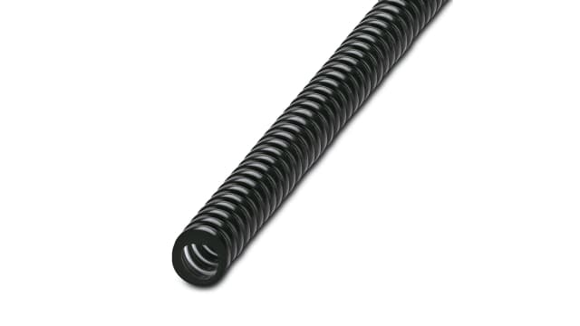 Phoenix Contact 10 m Black Cable Cover in Polyvinyl Chloride, Coated Galvanised Steel, 13 mm ID | 3240869