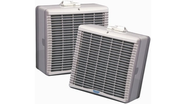 Vent-Axia TX6WW T Square Window Extractor Fan, 360 m³/h, 41 dBA, Trouble Free Operation, Easy Fit Connector Top Socket, | TX6WW