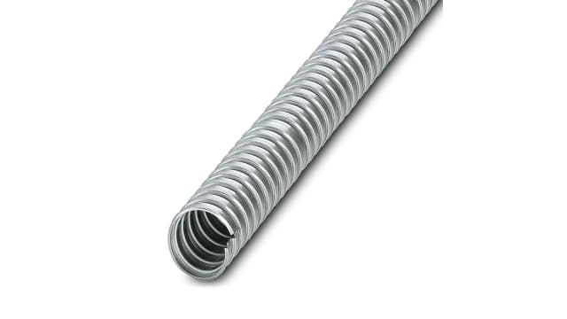 Phoenix Contact 10 m Silver Cable Cover in Steel, 18 mm ID | 3240699