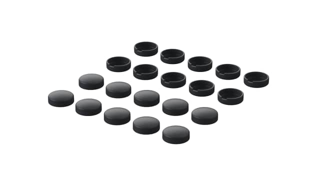 Bopla ABS Screw Cover for Use with Streamline Enclosures, 7.5 x 7.5 x 2.8mm | 82800011 BS SA