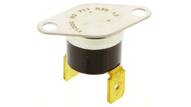 Honeywell Bi-Metallic Thermostat, Opens at +85°C, Closes at +100°C, +150°C Max, NO, Automatic Reset | 2455R--00820711