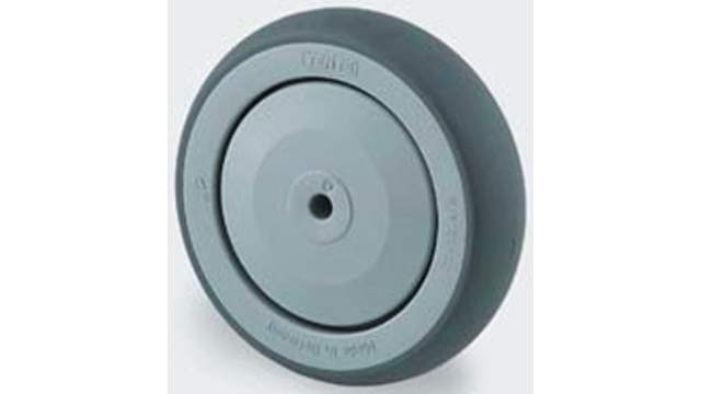 Tente Grey Rubber Non-Marking Trolley Wheel, 100 kg | 006412