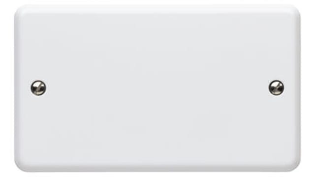 MK Electric White 2 Gang Blanking Plate | K3369 WHI