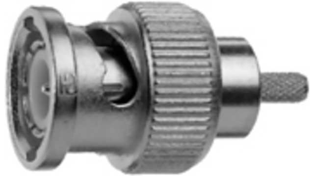 Telegartner BNC Series Cable Male BNC, 75 Ω, Straight Body Crimp | J01002A0058