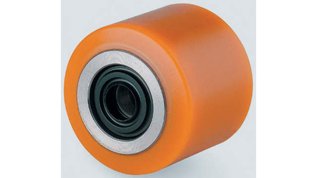 Tente Yellow Polyurethane Sealed Bearings Trolley Wheel, 800 kg | ETX 085X75-Ø20 NL75 TYPE C