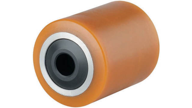 Tente Yellow Polyurethane Sealed Bearings Trolley Wheel, 1000 kg | ETX 085X95-Ø20 NL100 TYPE F