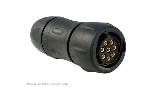 Souriau Sunbank by Eaton Circular Connector, 8 Contacts, Cable, Standard Connector, Socket, Female, IP68, IP69K, UTS | UTS6GJC128S