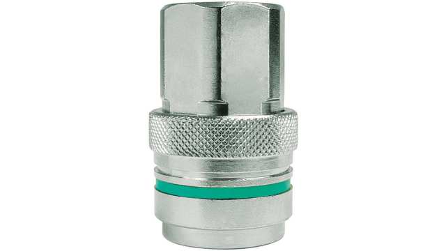 CEJN Brass Pipe Fitting 1/2 in G Threaded Coupler, Female 1/2 in to Female 1/2 in | 105671200