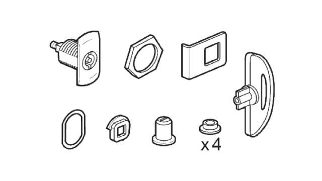 Legrand Double Bar Lock For Use With Atlantic Enclosure | 0 358 08
