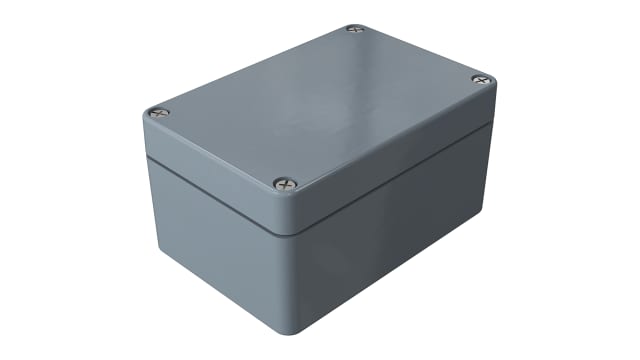 Rose Polyester Standard Series Grey Grey Lid Fibreglass Reinforced Polyester Enclosure, IP66, IK08 110 mm, 110 mm, 75 mm | 020811060