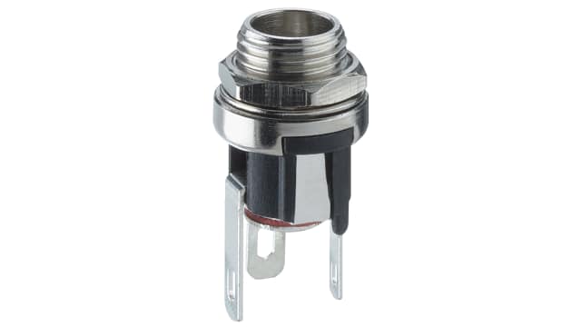 Lumberg, 16 Straight DC Socket 1A, 12.0 V, Panel Mount, length 20.85 mm, Nickel | 1614 20