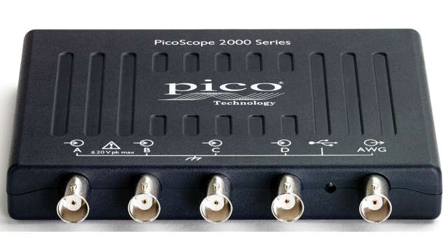 Pico Technology 2408B PicoScope 2000 Series, 100MHz PC Based Oscilloscope, 4 Analogue Channels - RS Calibrated | PicoScope 2408B