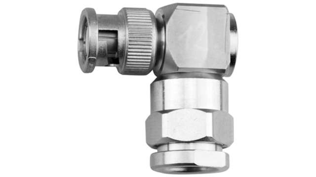 Telegartner BNC Series Cable Male BNC, 50 Ω, Right Angle Body Clamp | J01000B1195