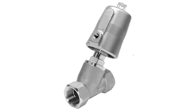 Festo Angle Seat type Pneumatic Actuated Valve, 10 bar 1 in | VZXF-L-M22C-M-B-G1-240-M1-V4V4T-50-10