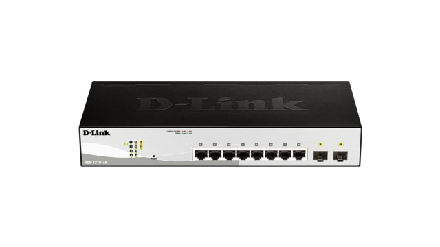 D-Link 10-Port Gigabit Smart Managed Switch, Smart 10 Port Ethernet Switch | DGS-1210-10