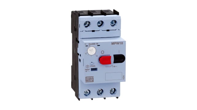 WEG 12 → 18 A Motor Protection Circuit Breaker | MPW18-3-U018