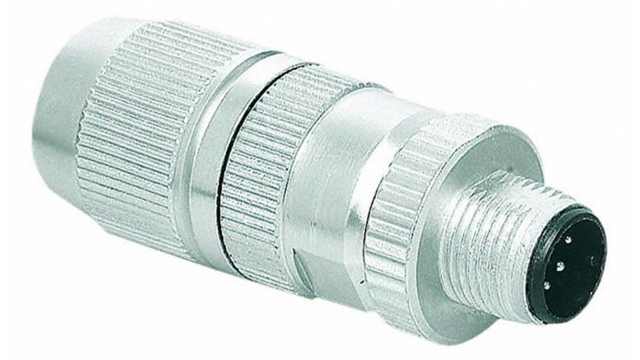 HARTING Circular Connector, 3 Contacts, Cable, M12 Connector, Plug, Male, IP65, IP67, Harax M12 Series | 21032411301