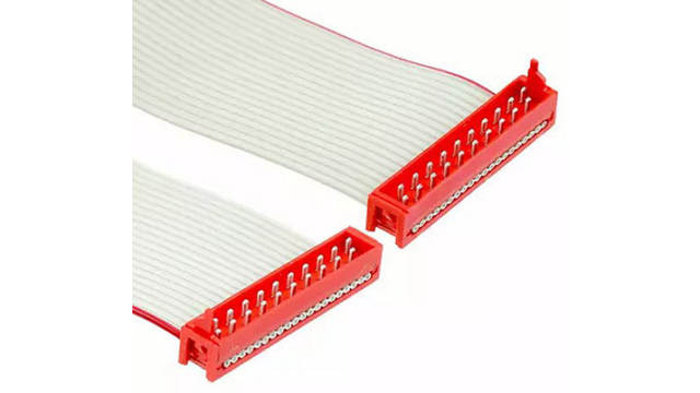 TE Connectivity Micro-MaTch Series Flat Ribbon Cable, 20-Way, 1.27mm Pitch, 150.5mm Length, Micro-MaTch IDC to | 2205076-2