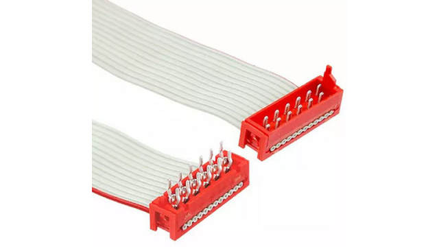 TE Connectivity Micro-MaTch Series Flat Ribbon Cable, 12-Way, 1.27mm Pitch, 150.5mm Length, Micro-MaTch IDC to | 2205072-2