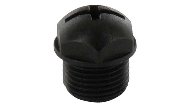 Murrelektronik Limited 58627 Male Circular Connector Dust Cap, Shell Size M12 IP67 Rated, with Black Finish, Plastic | 58627