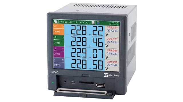 Sifam Tinsley ND40 TFT LCD Digital Panel Multifunction Meter for Active Power, Frequency, Voltage, Current | ND40 1100U0