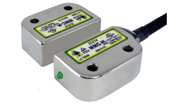 IDEM MMC-H Series Magnetic Non-Contact Safety Switch, 24V dc, 316 Stainless Steel Housing, 2NC, M12 | 131108