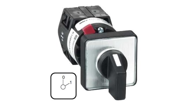 Schneider Electric, SPST 2 Position 45° Rotary Cam Switch, 690V ac | K1A001ALH