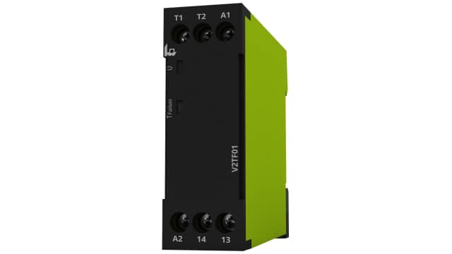 Tele Temperature Monitoring Relay, 1 Phase, SPST, DIN Rail | V2TF01