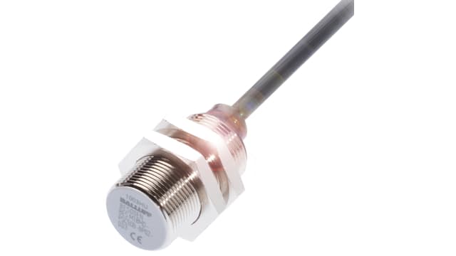 BALLUFF Inductive Threaded Barrel Proximity Sensor, M18, 8 mm Detection, PNP NO, 9.6 → 30 V dc | BES M18MD-PSC80B-BP03-003