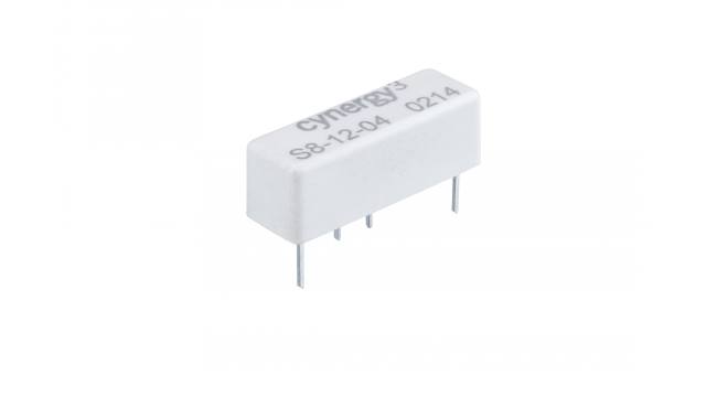 Sensata / Cynergy3 PCB Reed Relay, 24 V dc Coil, SPST, 1000 V dc Max, 1 A Max, 1550 Ω | S8-2405V/RS