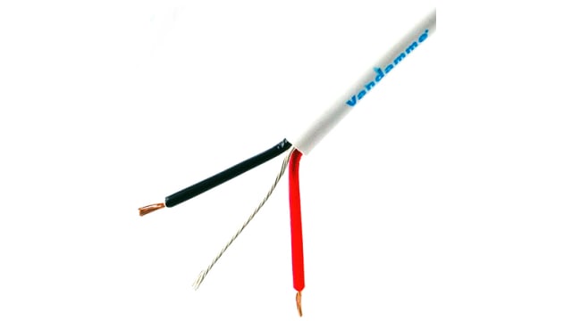 Van DammeEcoflex Series Line level Low Voltage signal Cable, 0.22 mm² CSA Screened, 3.9mm od, 100m, White | 278-401-090