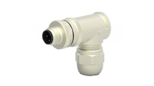 TE Connectivity Circular Connector, 4 Contacts, Cable, M12 Connector, Plug, Male, IP67, T411 Series | T4113012041-000