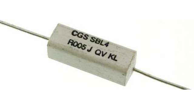 TE Connectivity 5 mΩ Metal Film Resistor 4 W 5 % SBL4R005J | SBL4R005J