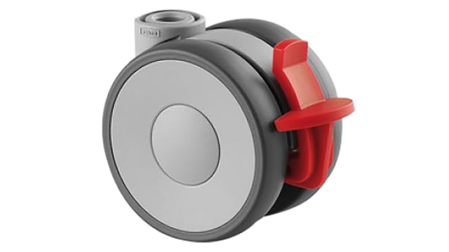 Tente Swivel Castor Wheel, 180kg Capacity, 66mm Wheel | 5925UAP065L51-10 Kick Pedal