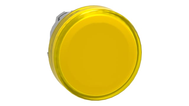Schneider Electric Yellow Pilot Light, 22 mm Cutout Harmony XB4 Series | ZB4BV083